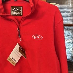 Drake Fleece Pullover Zipper Top Jacket - Men’s. Unisex.